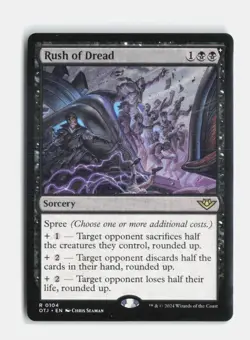 Rush of Dread 104 Outlaws of Thunder Junction MTG NM - Image 1