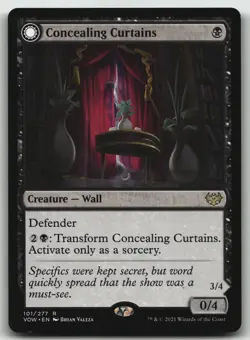 Concealing Curtains R Innistrad: Crimson Vow 101 LP - Image 1