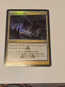 Supreme Verdict Buy-A-Box Promo Foil MTG Magic The Gathering LP - Image 2