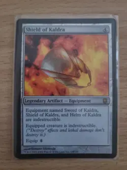 MTG FOIL Shield of Kaldra - Darksteel Magic the Gathering Rare NM - Image 1