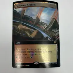 Spectator Seating Foil Extended Art Land 711 Commander Legends - Image 1