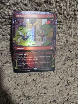Raphael's Technique (Showcase Foil) Teenage Mutant Ninja Turtles TMT Mtg - Image 1