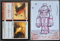 SKETCHED MtG Magic Pancoast _ Dragon's Maze Artist Proof _ WEAR / / TEAR _ 1/50! - Image 1