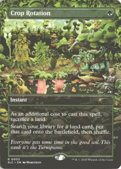 MTG Crop Rotation (0003) *Non-Foil* Secret Lair: Encyclopedia MT/NM Free Ship - Image 1