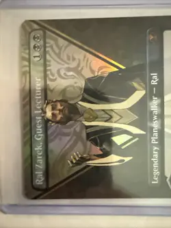 Ral Zarek, Guest Lecturer (Borderless) Secrets of Strixhaven Foil MTG #0282 - Image 2