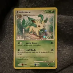 Pokemon Leafeon 24/100 Majestic Dawn Rare Holo 90 HP 2008 English TCG Card - Image 1