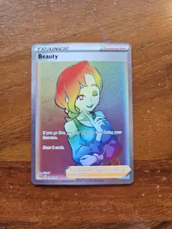 Pokemon Lot Of 2 Waifu Full Art Trainer Beauty 181/185 & 194/185 Rainbow Secret - Image 2