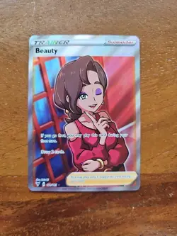Pokemon Lot Of 2 Waifu Full Art Trainer Beauty 181/185 & 194/185 Rainbow Secret - Image 4