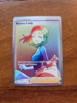 Pokemon Lot Of 2 Aroma Lady 199/203 And Rainbow Secret 221/203 Waifu Trainer - Image 2
