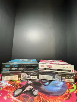 Pokemon Scarlet & Violet Black Bolt & White Flare Elite Trainer Box - Lot - Image 5