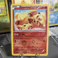 Growlithe Holo RC4/RC25 Pokemon Legendary Treasures: Radiant Collection - Image 1