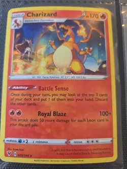 Charizard 025/185 Cracked Ice Deck Exclusive Vivid Voltage Holo Pokemon English - Image 1