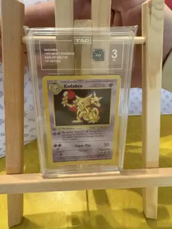 Kadabra 1999 WOTC POKEMON #32/102 BASE SET - 1ST EDITION TAG 3 - Image 4
