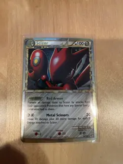 Pokemon Scizor Prime Undaunted Holo Ultra Rare 84/90 (2010) LP/MP - Image 1