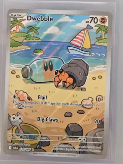 Pokemon TCG Dwebble Illustration Rare 129/086 Black Bolt - Image 1