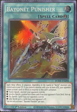 Bayonet Punisher BODE-EN098 Burst of Destiny 1st Edition - Yugioh Card - Image 1