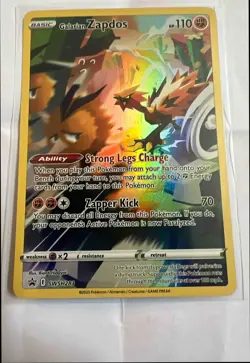 2019-2023 Pokemon Sword & Shield Black Star Promos Galarian Zapdos #SWSH283 - Image 1