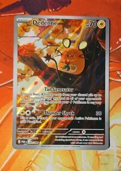 Pokemon TCG Dedenne 093/088 - Illustration Rare (IR) - Perfect Order - NM/M - Image 1
