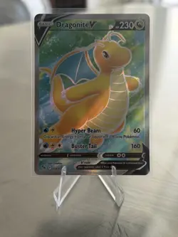 Dragonite V (Full Art) 076/078 Pokemon GO Holo - Image 1