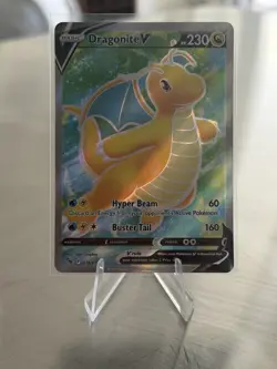 Dragonite V (Full Art) 076/078 Pokemon GO Holo - Image 2