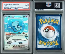Pokemon TCG Mew EX 232/091 Paldean Fates Special Illustration Rare PSA 9 - Image 3