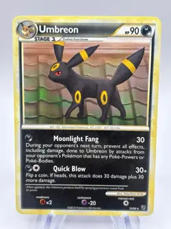 Umbreon 10/90 Pokemon TCG Undaunted Non-Holo - Vintage Ultra Rare - NEAR MINT - Image 1