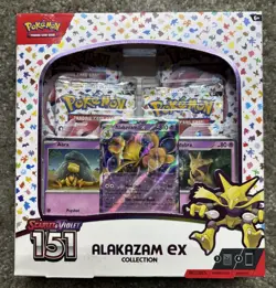 Pokemon Scarlet Violet 151 Alakazam EX Collection Box Brand New Factory Sealed - Image 1