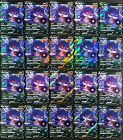 Lot 20 All Gengar RR V Pokemon TCG S-CHN Sword & Shield CS4bC 072/132 Holo NE40 - Image 1