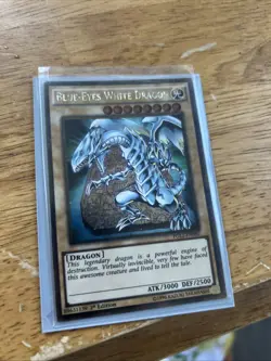 Yugioh 1st Edition PGL2-EN080 Blue-Eyes White Dragon Premium Gold Rare MINT - Image 2