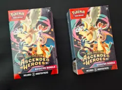 Pokemon TCG Mega Evolution: Ascended Heroes Booster Bundle Box Lot (2) Sealed - Image 1