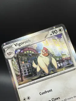 Vigoroth 161/193 Cosmos Holo Exclusive Promo Paldea Evolved Pokemon Card - Image 5