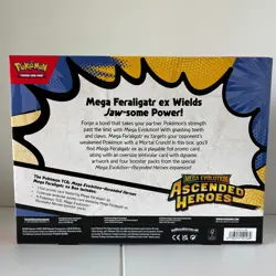 Pokemon Mega Evolution Ascended Heroes Mega Meganium & Feraligatr ex Box IN HAND - Image 3