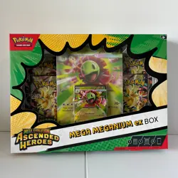 Pokemon Mega Evolution Ascended Heroes Mega Meganium & Feraligatr ex Box IN HAND - Image 4