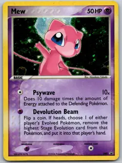 2006 Pokemon Black Star Promo - TCG MEW Holo Rare #40 - Image 1