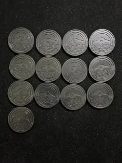 2025 Pokemon TCG S-Chinese Gem Pack Gengar Meowth Gastly Coin Lot*13 AD12 - Image 2