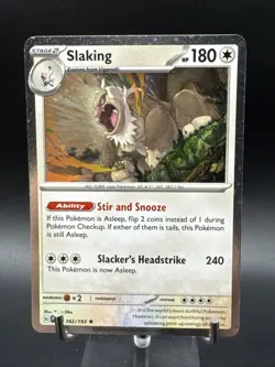 Cosmos Holo Slaking 162/193 Promo Card TCG Pokemon 2023 English Rare - Image 1