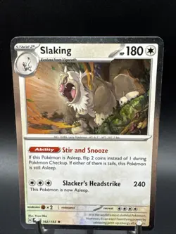 Cosmos Holo Slaking 162/193 Promo Card TCG Pokemon 2023 English Rare - Image 2