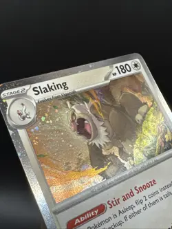 Cosmos Holo Slaking 162/193 Promo Card TCG Pokemon 2023 English Rare - Image 4