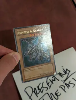 Yugioh 2002 Red-Eyes B. Dragon LOB-070 Unl Glossy (PRICED TO SELL QUICK) MP/HP - Image 2