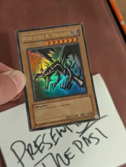 Yugioh 2002 Red-Eyes B. Dragon LOB-070 Unl Glossy (PRICED TO SELL QUICK) MP/HP - Image 4