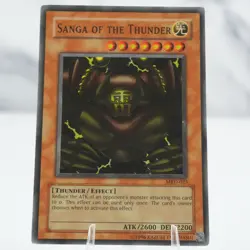 Sanga of the Thunder - Yu Gi Oh MRD-025 LP - Metal Raider Holo - Great Condition - Image 1