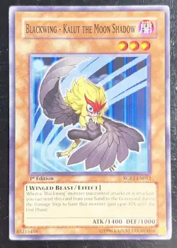 3x Blackwing - Kalut the Moon Shadow RGBT-EN012 Raging Battle 1st Ed LP Playset - Image 3