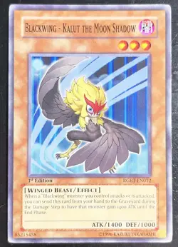3x Blackwing - Kalut the Moon Shadow RGBT-EN012 Raging Battle 1st Ed LP Playset - Image 4