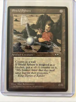 MTG Magic the Gathering Card LP - Shield Sphere - Image 1