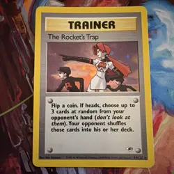 The Rockets Trap Trainer Holo Card Gym Heroes 19/132 NM - Image 1