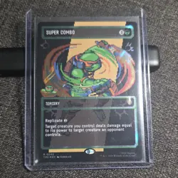 Super Combo Alt Art Foil Rare Commander TMNT EN 0095 MTG Sorcery Card - Image 4