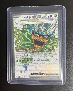 Teal Mask Ogerpon ex 166 Ultra Rare Scarlet & Violet Promo Pokemon Card - Image 1