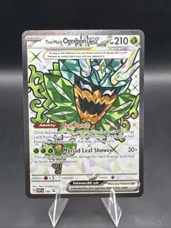Teal Mask Ogerpon ex 166 Sv: Scarlet & Violet Promo Cards Holo - Image 1