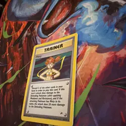 Pokemon TCG Misty Trainer Card Gym Heroes 18/132 Holo Rare NM - Image 3