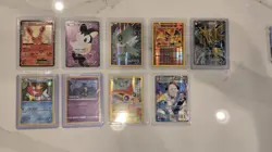 Pokemon TCG Cards Set of 9 - Flareon, Emolga, Charizard, Toys R Us, and More - Image 1